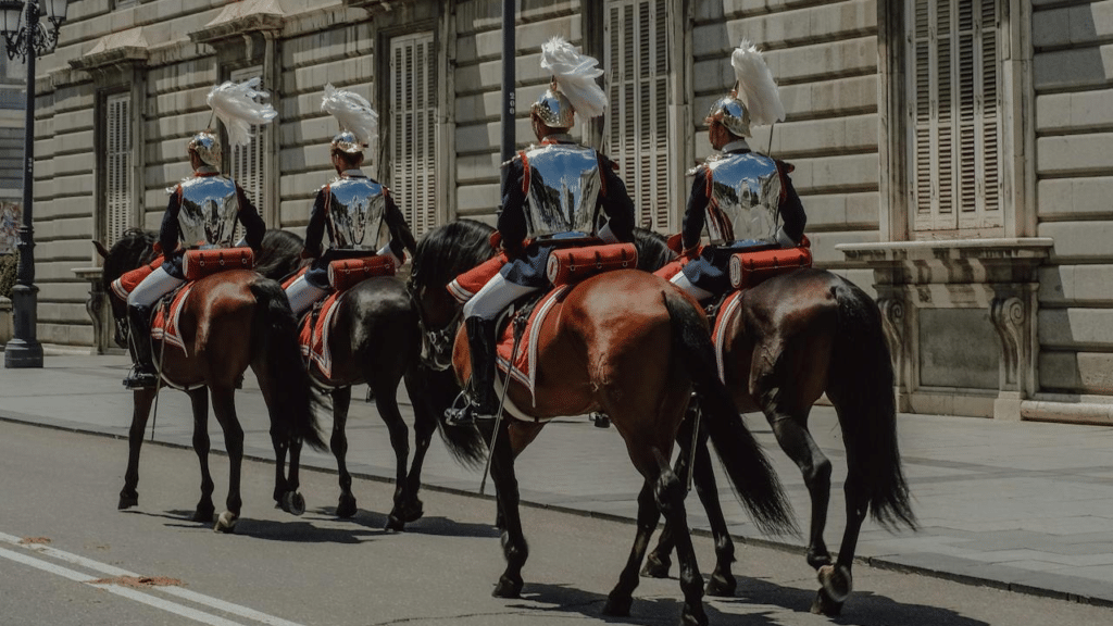 que es el cambio de guardia en el palacio real 3