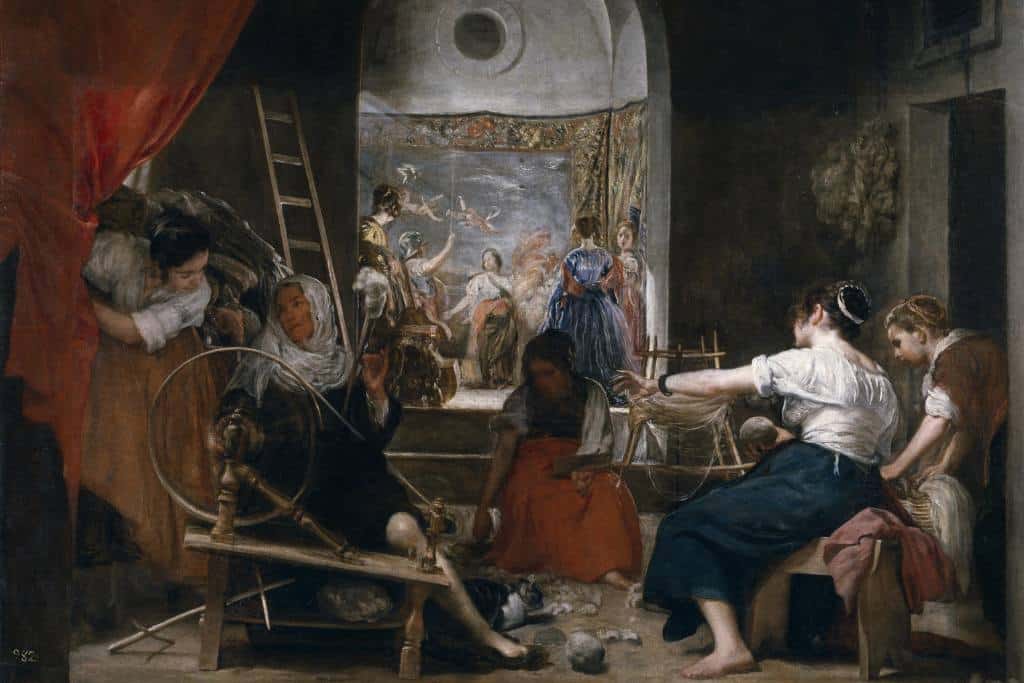 Las Hilanderas de Diego Velázquez